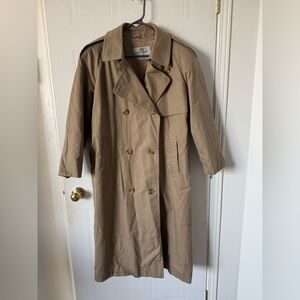 Aquascutum Trenchcoat - Vintage tan cotton blended trench coat Unisex